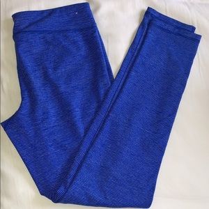 Blue/white stripped Leggings